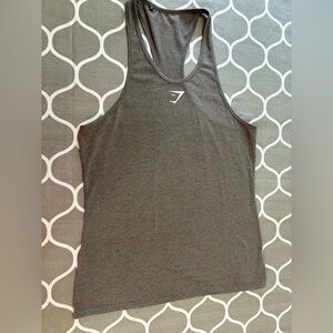 Gymshark Gray Racerback Athletic Tank Top